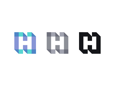 NH / HN h letter logo logotype mark monogram n nh symbol typography