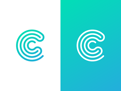 C c letter logo logotype mark monogram symbol typography