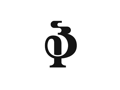 პ+P georgia letter logo logotype mark monogram p symbol typography