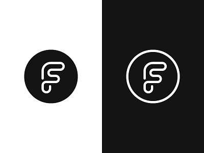 F / FS f letter logo logotype mark monogram s symbol typography