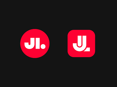 JL j l letter logo logotype mark monogram symbol typography