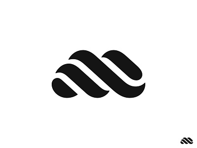 M letter logo logotype m mark monogram symbol typography