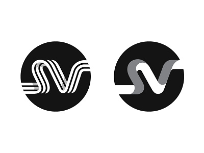 SV 2,3 / Part I letter logo logotype mark monogram s sv symbol typography v