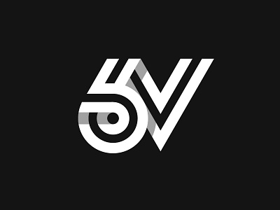 Six Ventures / V.1 / Part II 6 6v letter logo logotype mark monogram symbol typography v