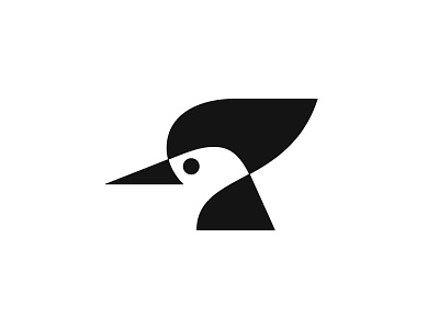 Woodpecker bird logo mark symbol woodpecker