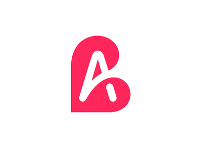 BA a b ba letter logo logotype mark monogram symbol typography