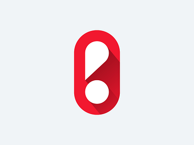 Be! b be letter logo logotype mark monogram symbol typography