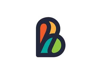 B b letter logo logotype mark monogram symbol typography