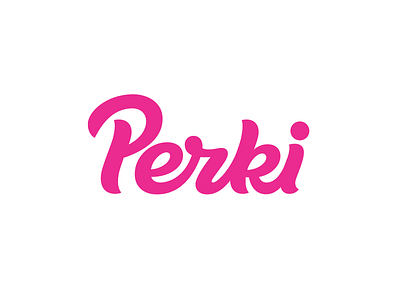 Perki letter lettering logo logotype mark monogram symbol typography