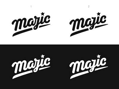 Majic letter lettering logo logotype mark symbol typography