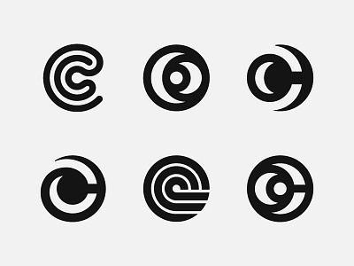 C / 1 c circle letter logo logotype mark monogram symbol typography