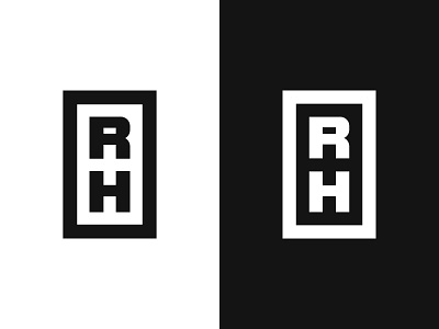 R+H / Regional Hospital / V1 health hospital logo mark medical monogram rh symbol