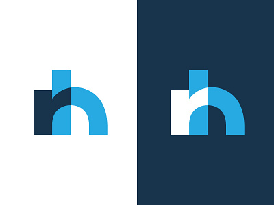 rh letter logo logotype mark monogram rh symbol typography