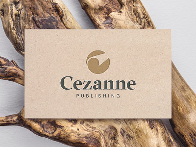 Cezanne c letter logo logotype mark monogram paper print publishing symbol typography