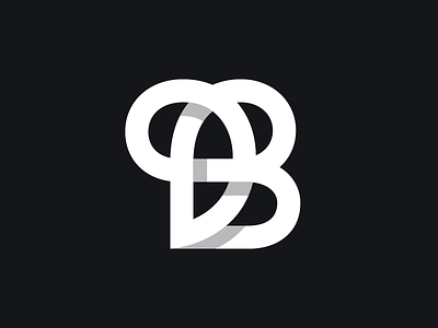 DB db letter logo logotype mark monogram symbol typography