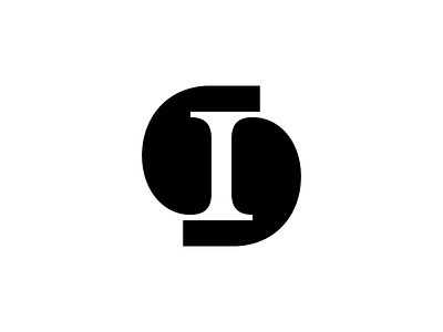 IS is logo mark monogram symbol typography