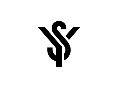 YS 1 letter logo logotype mark monogram s symbol typography y