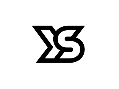 YS 4 letter logo logotype mark monogram s symbol typography y