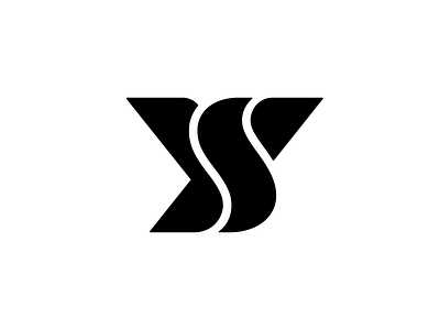 YS 5 letter logo logotype mark monogram s symbol typography y