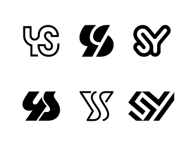 YS / Others letter logo logotype mark monogram negative space s symbol typography y
