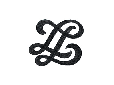 LL / Sketch ll logo mark monogram symbol typography