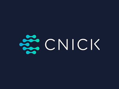 Cnick c letter logo logotype mark monogram ring symbol tech typography