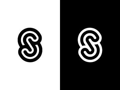 S letter logo logotype mark monogram s symbol typography