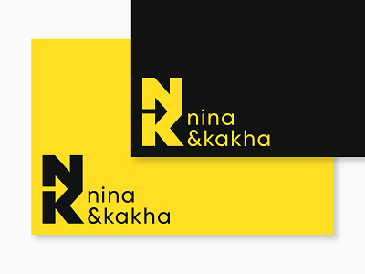 N & K arrow k letter logo logotype mark monogram n negative space symbol typography