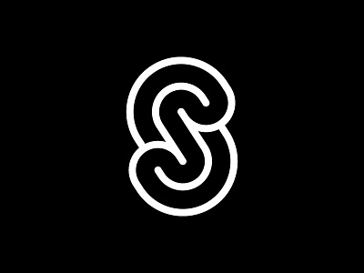 S letter logo logotype mark monogram s symbol typography