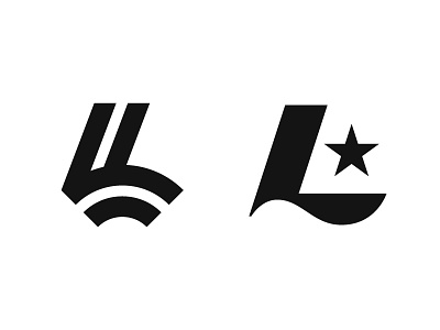 L l letter lettering logo logotype mark monogram star symbol typography