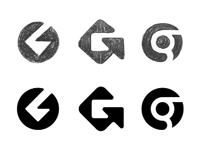 G g letter logo logotype mark monogram symbol typography