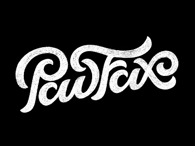 PawFax / Sketch letter lettering logo logotype mark sketch symbol typography