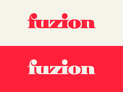 Fuzion V.1 letter logo logotype mark symbol typography
