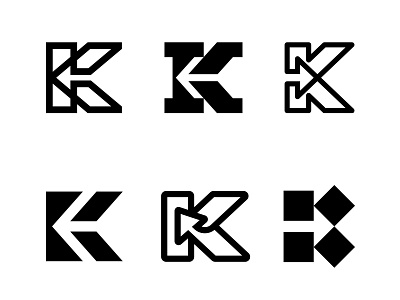 K / Arrow / Pointer 1 arrow k k letter letter logo logotype mark monogram negative space pointer symbol typography