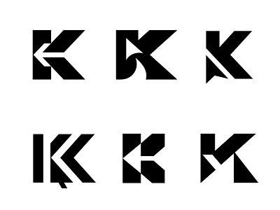 K / Arrow / Pointer 2 arrow k k letter letter logo logotype mark monogram negative space pointer symbol typography
