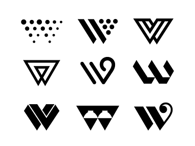vv / w letter letters logo logotype mark monogram symbol typography v w