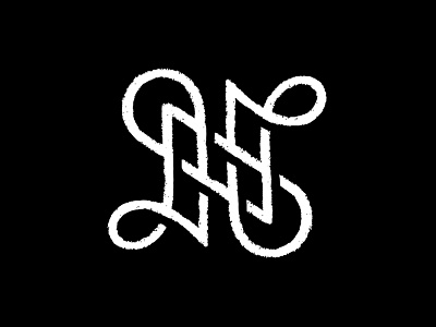 N / Sketch letter logo logotype mark monogram n symbol typography