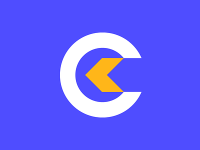 C arrow c letter logo logotype mark monogram symbol typography