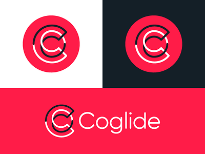 Coglide c c letter letter logo logotype mark monogram symbol typography