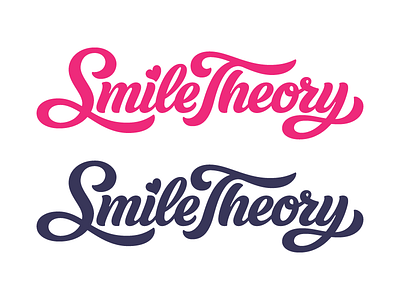 Smile Theory 1 letter lettering logo logotype mark symbol typography