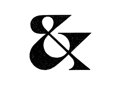 & ampersand logo mark sketch symbol