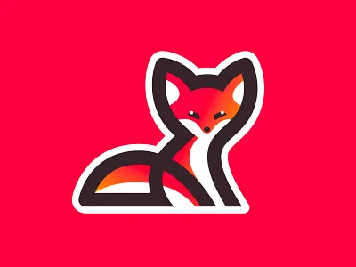 Fox animal cute cute animal cutelogo fox fox logo foxes foxy kakhadzen littlefox logo mark symbol