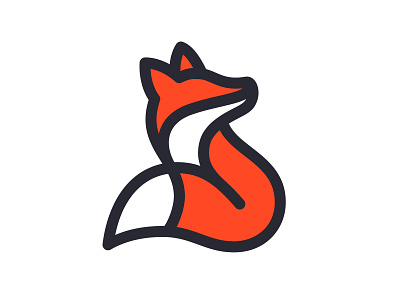 Fox fox foxlogo foxlogodesign illustration logo logodesign mark symbol