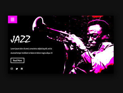 Trumpet design graphicdesign jazz festival uxdesign web webdesign