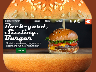 Schoolbitez Site 3 burger food ui uxui web web design webdesign