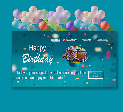 Happy Birthday birthday design graphicdesign uxdesign web webdesign