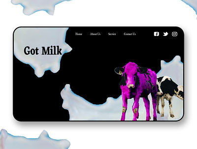 Purple Cow cow design graphicdesign ux uxdesign web web design webdesign webdesigns