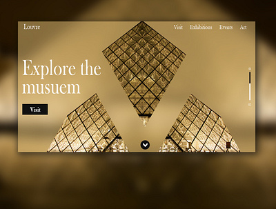 Louvre design graphicdesign ux uxdesign web web design webdesign webdesigns