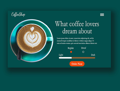 Cappuccino design graphicdesign ux uxdesign web web design webdesign