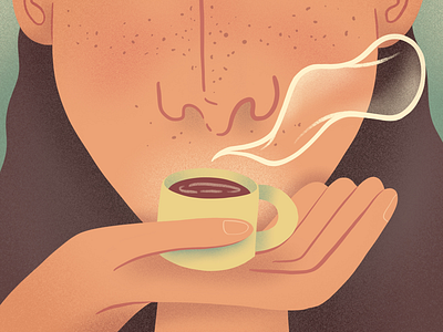 Morning Cup coffee editorial illustration filter illustration ipad procreate speciality coffee